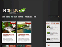 Tablet Screenshot of ecofilms.com.au